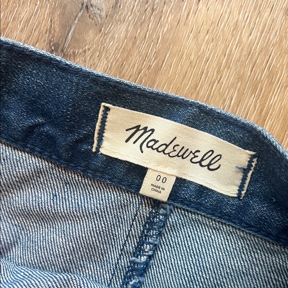 Madewell 00 Denim Wrap Mini Skirt in Denim Blue - Picture 5 of 11